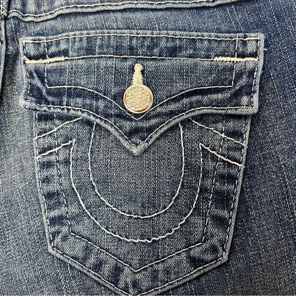 True Religion Jeans Swarovski Crystal World Tour Patch Size 26 - Picture 4 of 16